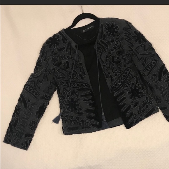 Zara embroidered jacket - Picture 4 of 5